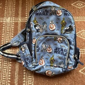 Pottery Barn Kids Star Wars Backpack - Blue and Gray